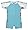One Piece Zippered Sun Suit UPS 50+ by Snapper Rock - Light Blue Size: 0 -6 mths (height upto 26 inch)