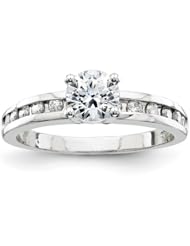 14kw AA Dia Ring Diamond quality AA (I1 clarity, G-I color)
