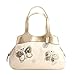 Coach Straw Lexi Rhinestone Butterfly Ergo Satchel Bag Purse Tote 16584 Natural Gold