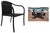 Cosmo Outdoor Dining Chair - Set of 4 (Espresso) (31