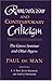 Romanticism and Contemporary Criticism: The Gauss Seminar and Other Papers