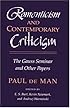 Romanticism and Contemporary Criticism: The Gauss Seminar and Other Papers