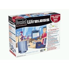 Hercules Wireless ADSL Modem Router - Routeur Sans fil / Commutateur 4 Ports