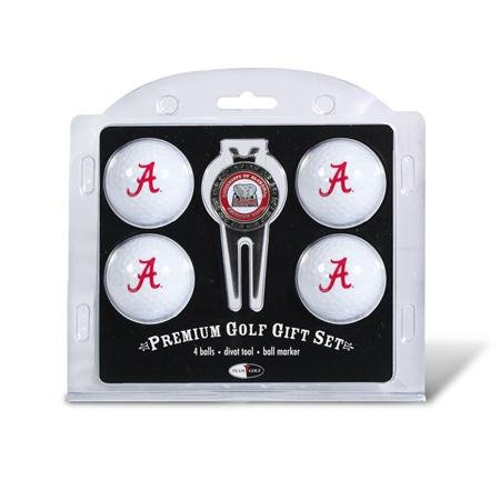 Alabama Crimson Tide Ua Ncaa 4 Team Logo Golf Ball Divot Tool Set