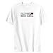 T-Shirt White Elegant Flag 