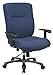 Big And Tall Deluxe Executive Chair With Mid Pivot Knee Tilt, Gunmetal Finish Base And Adjustable Arms By Office Star