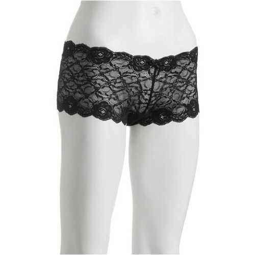 Buy Leigh Bantivoglio black lace ‘Sydney’ french panty