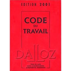 Code du travail 2001