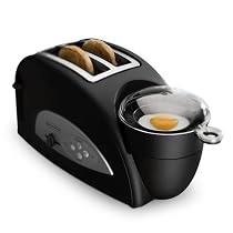 Back to Basics TEM500 Egg-and-Muffin 2-Slice Toaster and Egg Poacher
