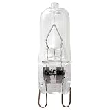 Globe 5475001 50-Watt T4 JCD Halogen Quartz Bulb with G9 Base, 4-Pack