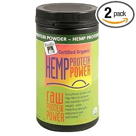 Ruth's Hemp Foods Certified Organic Hemp Protein Power, 16-Ounce Jars (Pack of 2)