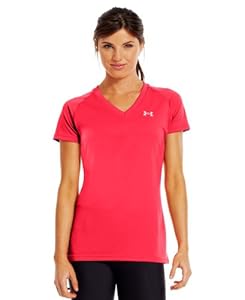 Under Armour Women's UA Tech™ Short Sleeve V-Neck Large Neo Pulse
