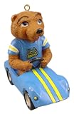 NCAA Mascot Racecar Ornament