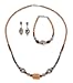 Jasper jewelry set, 'Inca Memory' 20 L