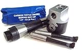 2 VME Boring Head Set, including R8 Shank and 1/2 Carbide Boring Bar Set