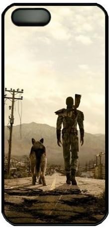 Fallout 3 New Vegas Fallout Magnum Gun Mask Radiation iPhone 5 5S PC Black Case, Customized Case for iPhone 5 5S by Popcustom