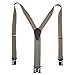 Perry Suspenders Mens Elastic Hook End Striped Dress Suspenders (Tall Available)