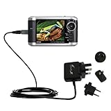 from Gomadic International Wall Home AC Charger for the Epson P-3000 Multimedia Photo Viewer - uses Gomadic TipExchange Technology