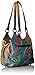 Anuschka Women's Hand Painted Genuine Leather Triple Compartment Satchel - Zip Entry, Multiple Pockets & Multipurpose Pouch