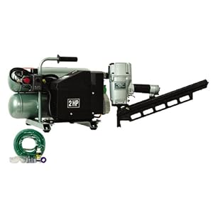 Hitachi 725297 Round Head Framing Nailer Compressor Combo Kit by Hitachi