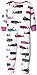 Hatley Baby Girls' Whales Footed Coverall