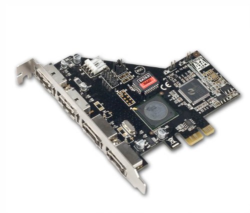 Best Connectivity 2 Port Power-over-eSATA & 2 Port eSATA PCI-Express x1 Card SD-PEX40029