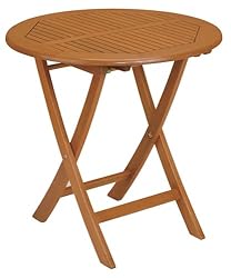 Strathwood Basics Folding Hardwood Bistro Table