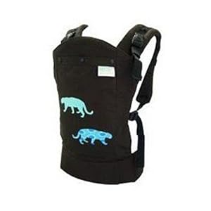 Beco Butterfly II Organic Baby Carrier with Brown Base, Panthers
