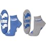For Bare Feet Detroit Lions Women's Slipper Socks (2 Pack) Medium