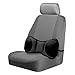 FH Group FH-1005 Portable Lumbar Seat Cushion with Strap Grey