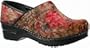 Sanita Women's Professional Velour Clog,Red,41 EU (US Women's 10.5-11 M)