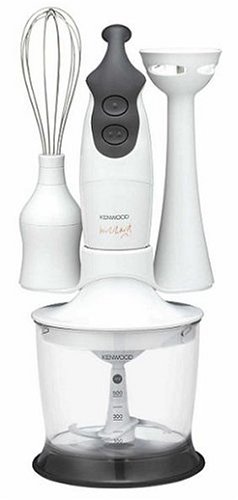 Kenwood Wizzard HB655 3-In-1 Hand Blender with Whisk, Chopping Bowl, 2 Speed, 400W