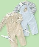 First Impressions Baby Boy Corduroy Overalls Set