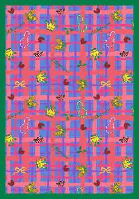 Joy Carpets Games People Play Collection 2000 My Little Princess 1440 - Blue