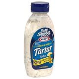 Kraft Tarter Sauce, Herb & Lemon, 10-Ounce Squeezable Bottles (Pack of 12)