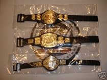 WWE JAKKS 3 FIGURE BELTS HEAVYWEIGHT TITLE BELT COLLECTION RAW SMACKDOWN ECW SHIPPING COST ONLY &pound;1.50