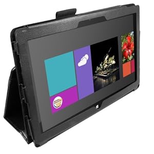 mumbi Etui Cuir Microsoft Surface Pro en Book Style: High
