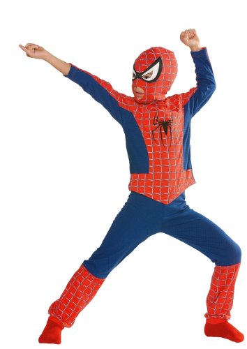 Childrens Toyshop  Toys : Spiderman 3 Cotton Costume - 5/7 Years