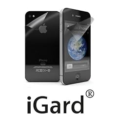 2 x Original iGard� iPhone 4 / 4S Crystal Clear Schutzfolie 1 x Vorderseite + 1 x R�ckseite Displayschutzfolien TOP Marken Qualit�t