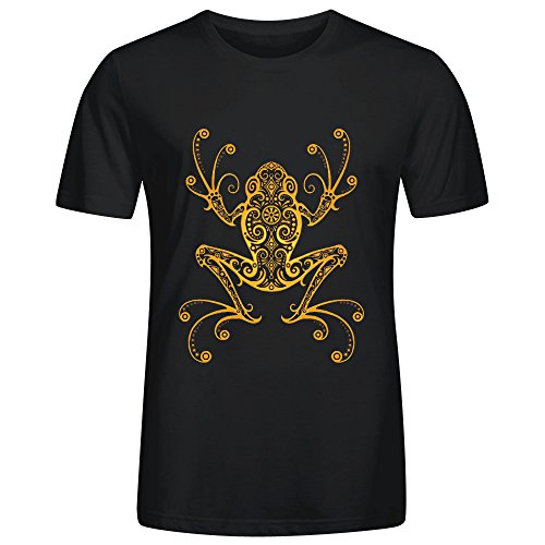 FORERIC Intricate Red And Yellow Tree Frog Men T Shirts