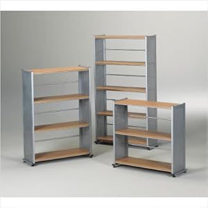 Eastwinds Bookcases Shelf Color: Medium Cherry, Number of Shelves: Five