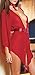 How To Measure Bra Sizes : Dreamgirl Women's Chiffon Robe with Tassel Trim Front Hem and Attached Satin Ribbon Belt with Thong