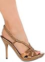 Supera Bronze - Stiletto w/ Braided Upper - CLOSEOUT