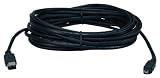 25ft. FireWire IEEE 1394 / i.Link 6Pin to 4Pin Black Cable