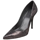 Stuart Weitzman Women's Naughty Pump,Gunmetal Neutron Snake,10 N US