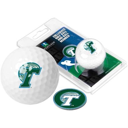 Tulane University Green Wave Tu Ncaa Collegiate Logo Golf Ball Ball Marker