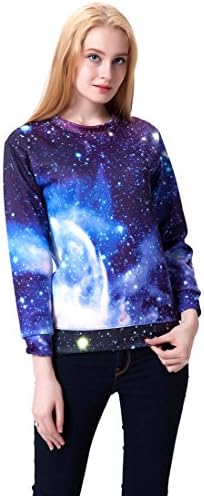 Unisex Sneak Blue Galaxy Sweatshirt 3D T Shirts