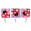 Wall Art w/Hooks - Ladybug (6x9")