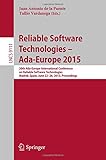Reliable Software Technologies - Ada-Europe 2015 : 20th Ada-Europe International Conference on Reliable Software Technologies, Madrid, Spain, June 22-26, 2015 : Proceedings