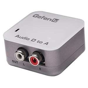 【クリックで詳細表示】Gefen デジタルオーディオtoアナログオーディオ変換機 GTV-DIGAUD-2-AAUD